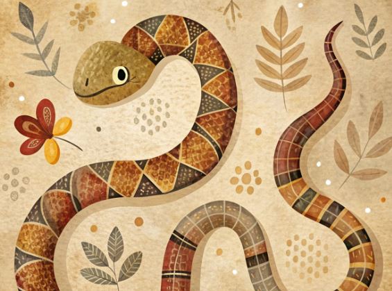 화려한 뱀 꿈 해몽