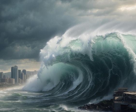 쓰나미가 몰려오는 꿈의 의미